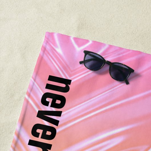 Serviette De Plage Gymnastique Arc-en-ciel "Elle Persistait Néanmoins (En situation)