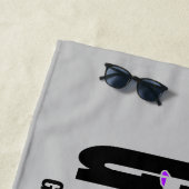 Serviette De Plage Gymnastique NOM Équipe acrobatique Gymnaste à ress (En situation)