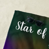 Serviette De Plage Gymnastique Papillon étoile des Bars Personnalisé (En situation)