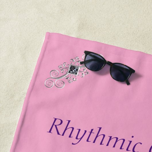 Serviette De Plage Gymnastique rythmique Ball Routine Glam (En situation)