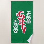 Serviette De Plage Habibi (Devant)