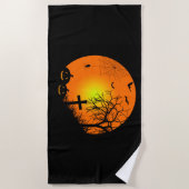 Serviette De Plage Halloween (Devant)