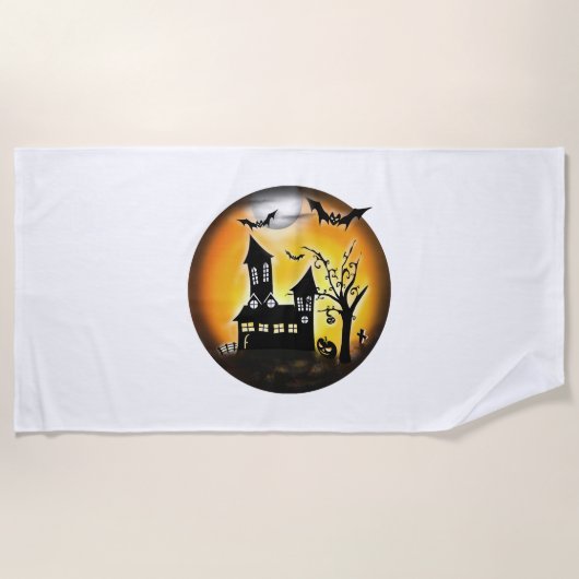 Serviette De Plage Halloween (Devant)