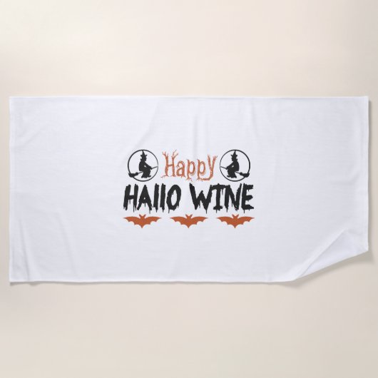 Serviette De Plage halloween boo (Devant)