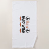 Serviette De Plage halloween boo (Devant)