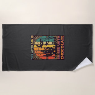 Serviette De Plage Halloween Cette Sorcière Peut Être Corrompue Maiso