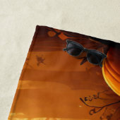 Serviette De Plage Halloween/chauve-souris/Citrouille/automne (En situation)