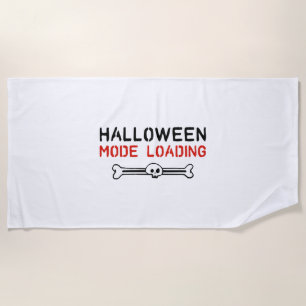 Serviette De Plage Halloween cool dire Halloween parti