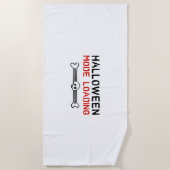 Serviette De Plage Halloween cool dire Halloween parti (Devant)