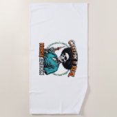 Serviette De Plage Halloween Creepin It Real! Édition infirmière clas (Devant)