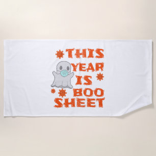 Serviette De Plage Halloween de Boo Ghost