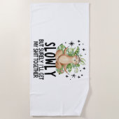 Serviette De Plage Halloween de la vache (Devant)