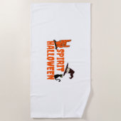 Serviette De Plage Halloween de l'esprit (Devant)