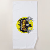 Serviette De Plage Halloween de l'esprit (Devant)
