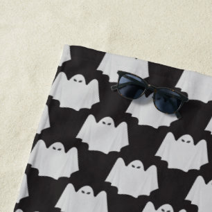 Serviette De Plage Halloween, Fantôme Effrayant, Trick Or Treat, Hou