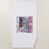 Serviette De Plage Halloween Ghost, Postal Worker (Devant)
