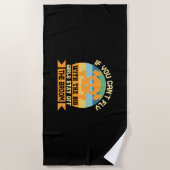 Serviette De Plage Halloween If You (Devant)
