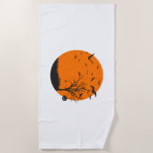 Serviette De Plage Halloween Landscape Halloween (Devant)
