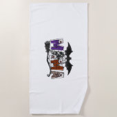 Serviette De Plage Halloween Mama (Devant)