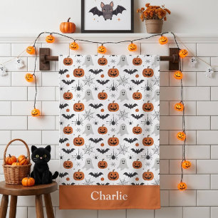 Serviette De Plage Halloween Mignon Personnalisé