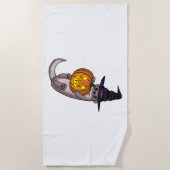 Serviette De Plage Halloween Otter (Devant)