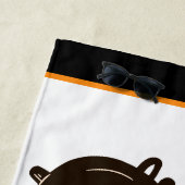 Serviette De Plage Halloween/sorcière/automne/octobre (En situation)