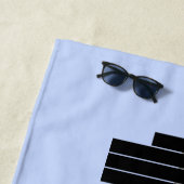 Serviette De Plage Haltère d'haltérophilie (En situation)