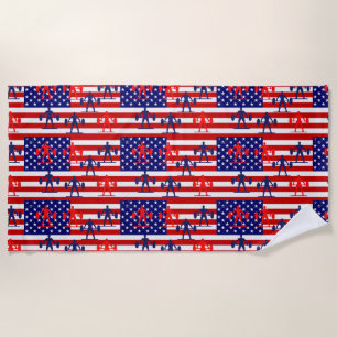 Serviette De Plage Haltérophilie