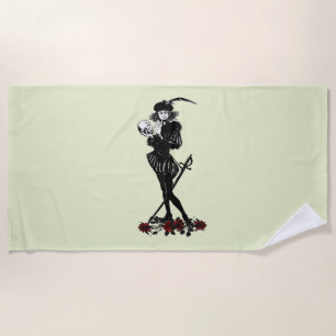 Serviette De Plage Hameau Bard Lime Green