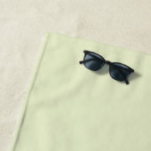 Serviette De Plage Hameau Bard Lime Green (En situation)