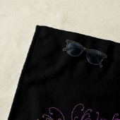 Serviette De Plage Hamsa Fatma Main Psychedelic Art (En situation)