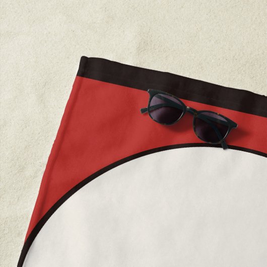 Serviette De Plage Hanafuda "Susuki-ni-tsuki" (En situation)