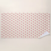 Serviette De Plage Happy Baby Hippo (Devant)