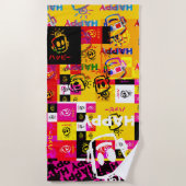 Serviette de plage HAPPY Blitch (Devant)