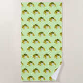 Serviette de plage Happy Frogs - Choisissez la cou (Devant)