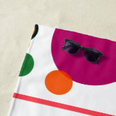 Serviette de plage Happy Place (En situation)