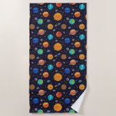 Serviette De Plage Happy Planets Beach Towel (Devant)
