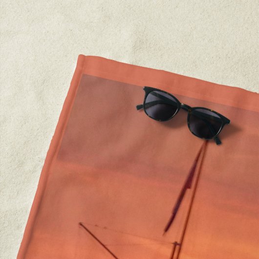 Serviette de plage Harbour Sunset Beach (En situation)