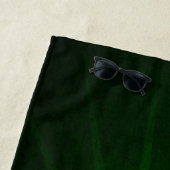 Serviette De Plage Hares de Triskele celtique (En situation)