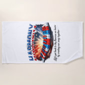SERVIETTE DE PLAGE HARMONIE (Devant)