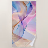 Serviette De Plage Harmonie fluide en mouvement (Devant)