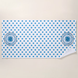 Serviette De Plage Harmony Dental 20th Anniversary Beach Towel
