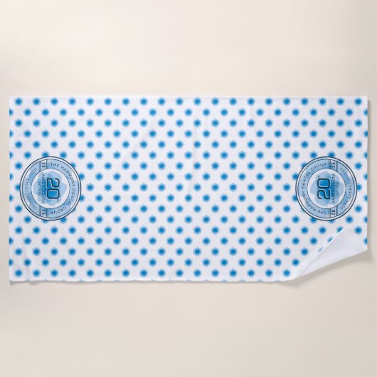 Serviette De Plage Harmony Dental 20th Anniversary Beach Towel (Devant)
