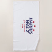 Serviette De Plage Harris Walz 2024 Active (Devant)