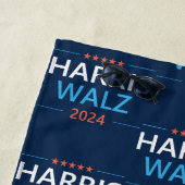 Serviette De Plage Harris Walz 2024 pour le président (En situation)