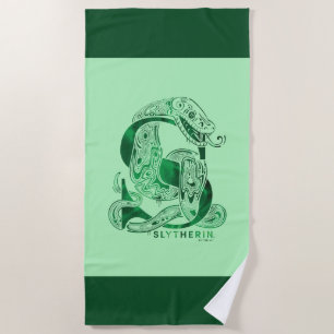Serviette De Plage Harry Potter Aguamenti SLYTHERIN™ Graphique