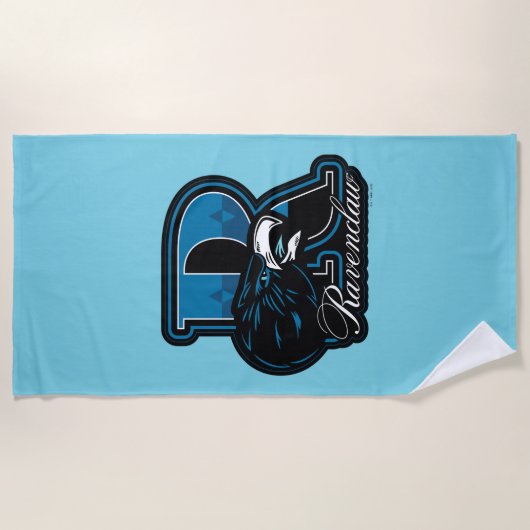 Serviette De Plage HARRY POTTER™ | Badge sportif RAVENCLAW™ (Devant)