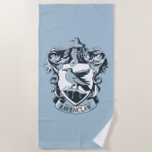 Serviette De Plage Harry Potter | Blason moderne de Serdaigle (Devant)