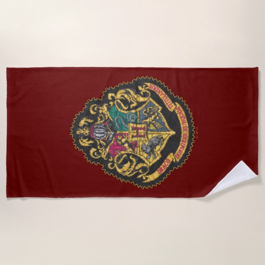 Serviette De Plage Harry Potter | CIMIER DE POUDLARD (Devant)