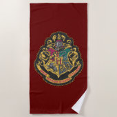 Serviette De Plage Harry Potter | CIMIER DE POUDLARD (Devant)